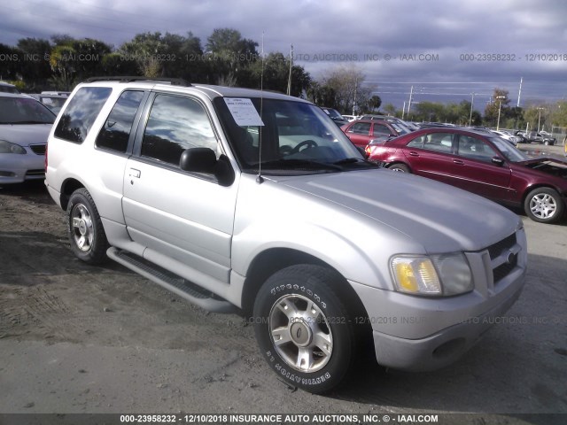 1FMYU60E43UA71216 - 2003 FORD EXPLORER SPORT SILVER photo 1