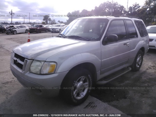 1FMYU60E43UA71216 - 2003 FORD EXPLORER SPORT SILVER photo 2