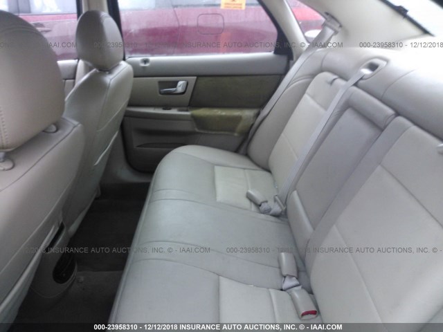 1FAFP56S93G117413 - 2003 FORD TAURUS SEL GRAY photo 8