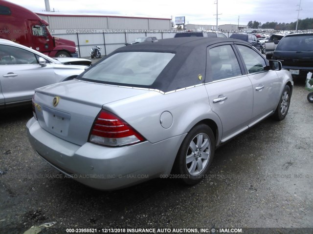 1MEHM42177G604049 - 2007 MERCURY MONTEGO PREMIER SILVER photo 4