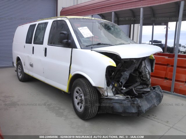 1GCSGAF43C1179203 - 2012 CHEVROLET EXPRESS G1500  WHITE photo 1