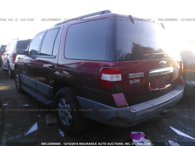 1FMFU15597LA46620 - 2007 FORD EXPEDITION XLT RED photo 3