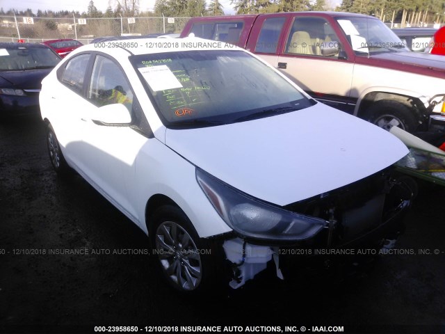 3KPC24A31JE011654 - 2018 HYUNDAI ACCENT SEL WHITE photo 1