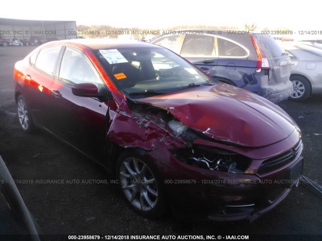 1C3CDFBA8DD345693 - 2013 DODGE DART SXT RED photo 1