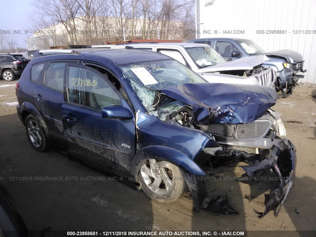 5Y2SL65807Z401426 - 2007 PONTIAC VIBE Dark Blue photo 1