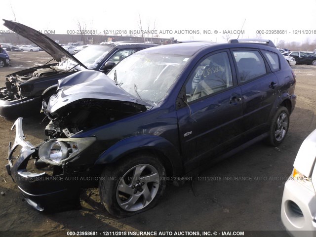 5Y2SL65807Z401426 - 2007 PONTIAC VIBE Dark Blue photo 2