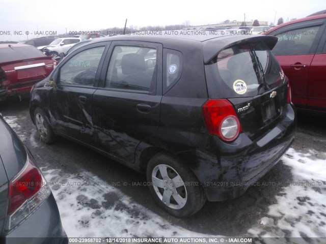 KL1TD6DE0AB096218 - 2010 CHEVROLET AVEO LS/LT Սև լուսանկար 3