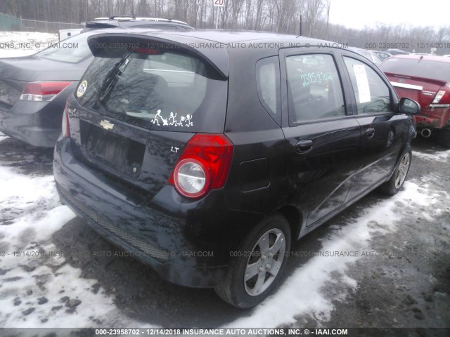 KL1TD6DE0AB096218 - 2010 CHEVROLET AVEO LS/LT Սև լուսանկար 4