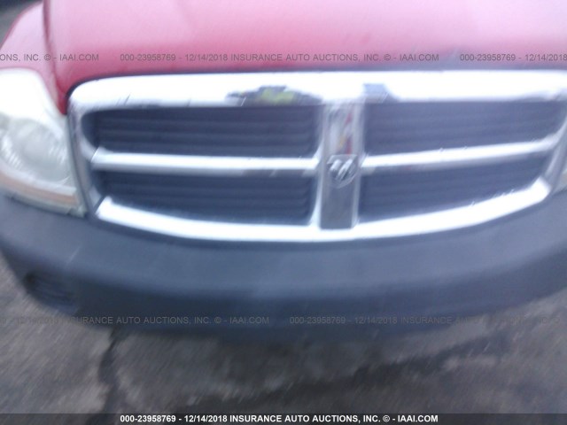 1D4HB38N94F231872 - 2004 DODGE DURANGO ST RED photo 6