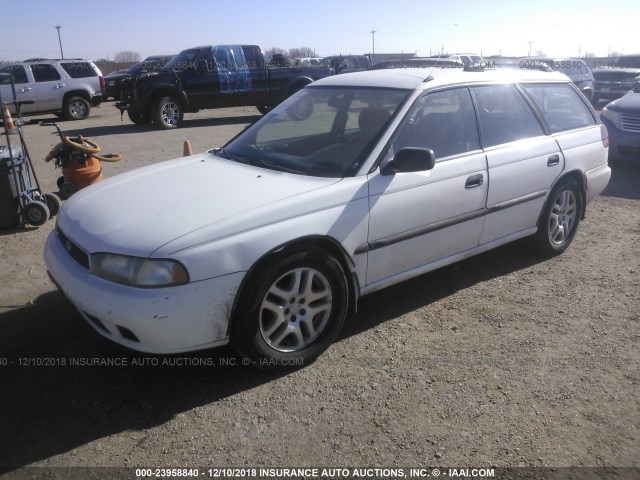 4S3BK6358S7329360 - 1995 SUBARU LEGACY L/OUTBACK WHITE photo 2