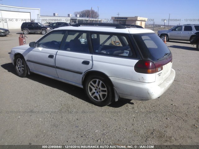 4S3BK6358S7329360 - 1995 SUBARU LEGACY L/OUTBACK WHITE photo 3