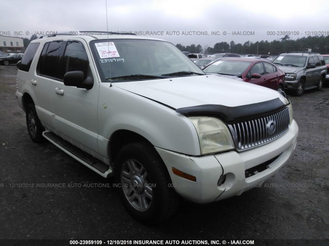 4M2DU66W24ZJ44407 - 2004 MERCURY MOUNTAINEER  WHITE photo 6