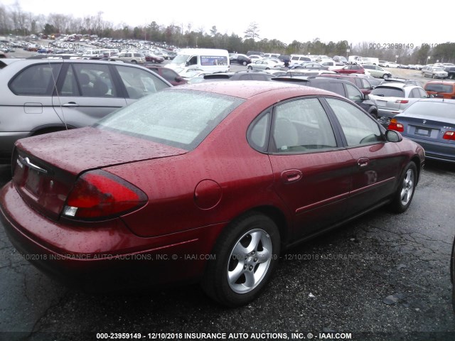 1FAFP55U9YA104321 - 2000 FORD TAURUS SES Unknown photo 4