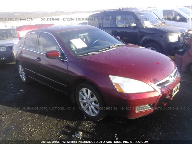 1HGCM66556A052767 - 2006 HONDA ACCORD EX MAROON photo 1