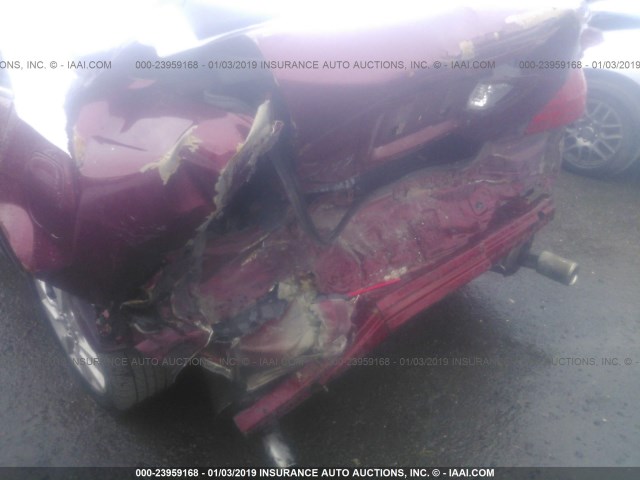 1HGCM66556A052767 - 2006 HONDA ACCORD EX MAROON photo 6