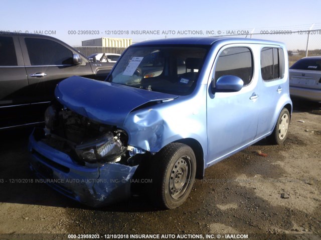 JN8AZ2KR0DT306092 - 2013 NISSAN CUBE S/SL BLUE photo 2