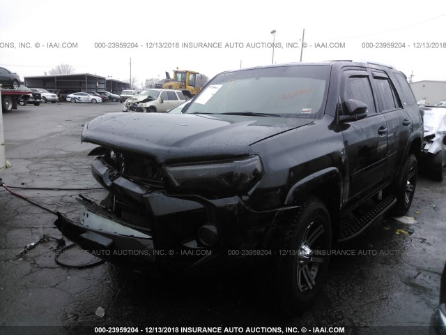 JTEBU5JR3E5173430 - 2014 TOYOTA 4RUNNER SR5/LIMITED/TRAIL BLACK photo 2