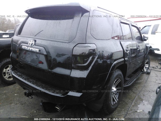 JTEBU5JR3E5173430 - 2014 TOYOTA 4RUNNER SR5/LIMITED/TRAIL BLACK photo 4