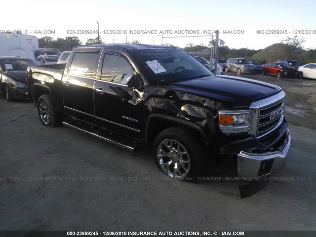 3GTP1VEC2EG537161 - 2014 GMC SIERRA C1500 SLT BLACK photo 1