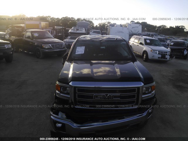 3GTP1VEC2EG537161 - 2014 GMC SIERRA C1500 SLT BLACK photo 6