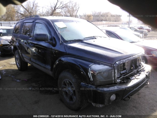 1D4HB58D74F166507 - 2004 DODGE DURANGO LIMITED BLACK photo 1