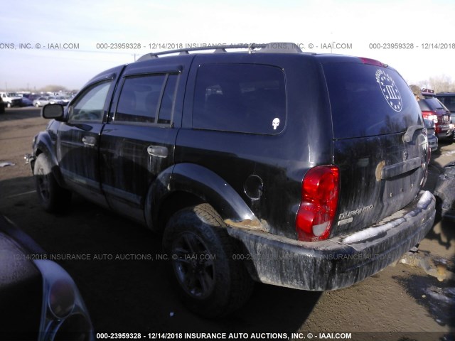 1D4HB58D74F166507 - 2004 DODGE DURANGO LIMITED BLACK photo 3