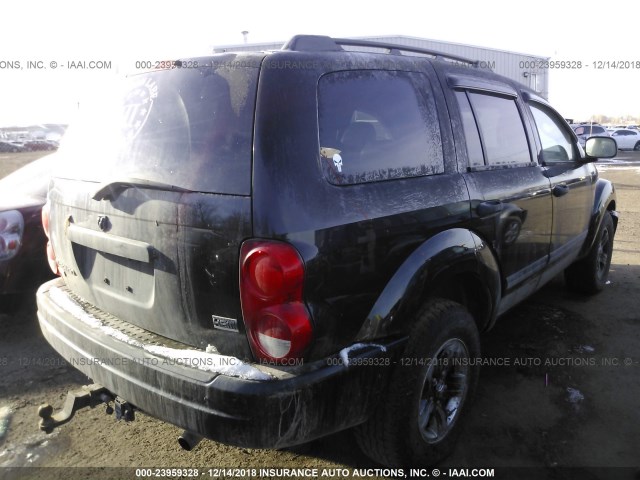 1D4HB58D74F166507 - 2004 DODGE DURANGO LIMITED BLACK photo 4