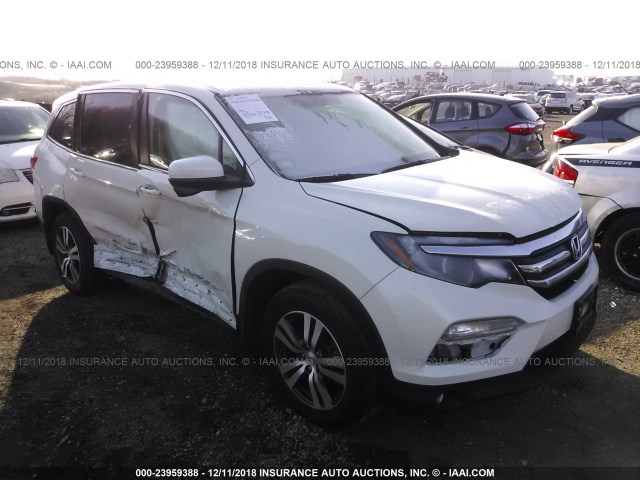 5FNYF6H37GB049632 - 2016 HONDA PILOT EX WHITE photo 1