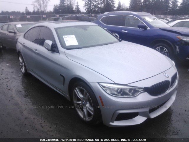 WBA4A7C51FD414773 - 2015 BMW 428 XI/GRAN COUPE SILVER photo 1