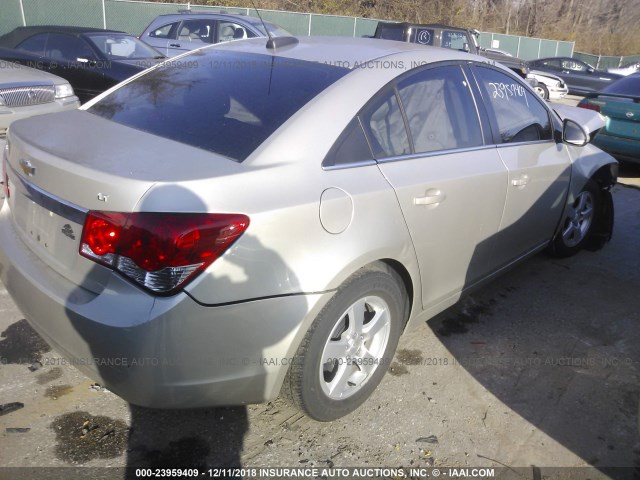 1G1PE5SB0G7155816 - 2016 CHEVROLET CRUZE LIMITED LT SILVER photo 4