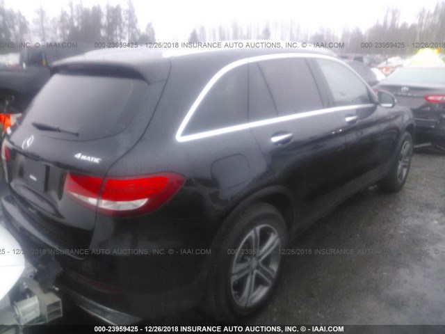 WDC0G4KB4GF073455 - 2016 MERCEDES-BENZ GLC 300 4MATIC BLACK photo 4