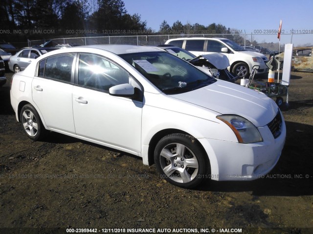 3N1AB61E38L674799 - 2008 NISSAN SENTRA 2.0/2.0S/2.0SL WHITE photo 1