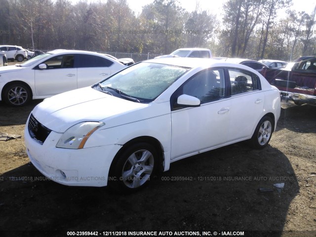 3N1AB61E38L674799 - 2008 NISSAN SENTRA 2.0/2.0S/2.0SL WHITE photo 2