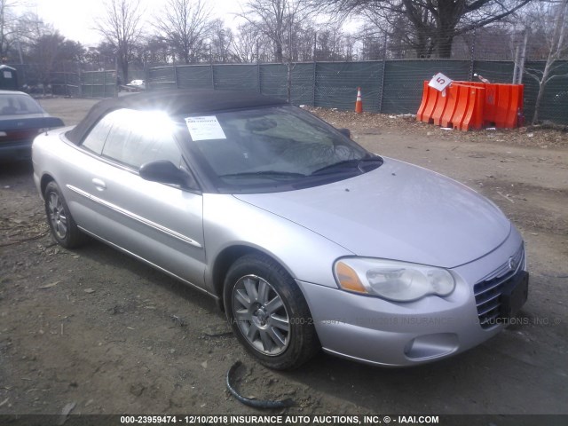 1C3EL65R15N706299 - 2005 CHRYSLER SEBRING LIMITED SILVER photo 1