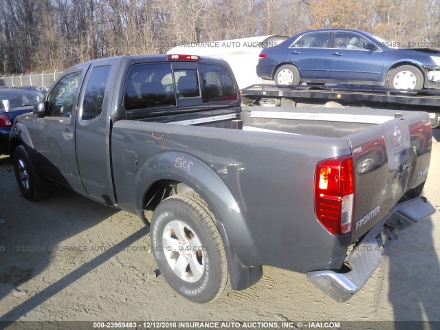1N6AD0CW8CC469541 - 2012 NISSAN FRONTIER SV/PRO-4X GRAY photo 3