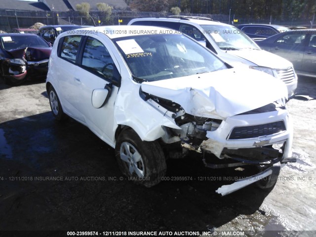1G1JA6SH4D4147243 - 2013 CHEVROLET SONIC LS 白色 照片 1