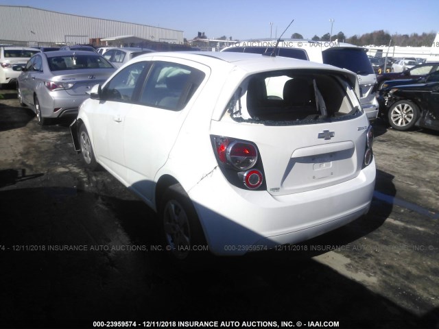 1G1JA6SH4D4147243 - 2013 CHEVROLET SONIC LS 白色 照片 3