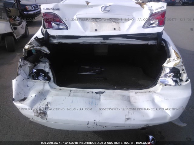 JTHBA30G845054660 - 2004 LEXUS ES 330 WHITE photo 6