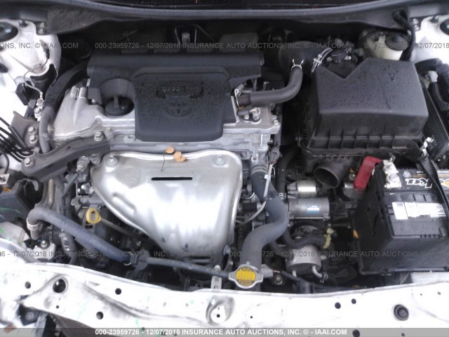 4T1BF1FKXFU031954 - 2015 TOYOTA CAMRY LE/XLE/SE/XSE WHITE photo 10