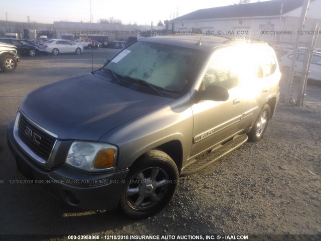 1GKDT13S852315253 - 2005 GMC ENVOY GRAY photo 2