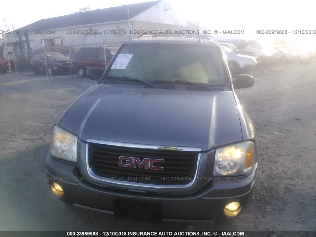 1GKDT13S852315253 - 2005 GMC ENVOY GRAY photo 6