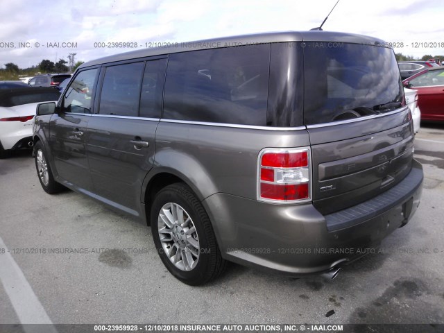 2FMGK5C82DBD32061 - 2013 FORD FLEX SEL 金色 照片 3
