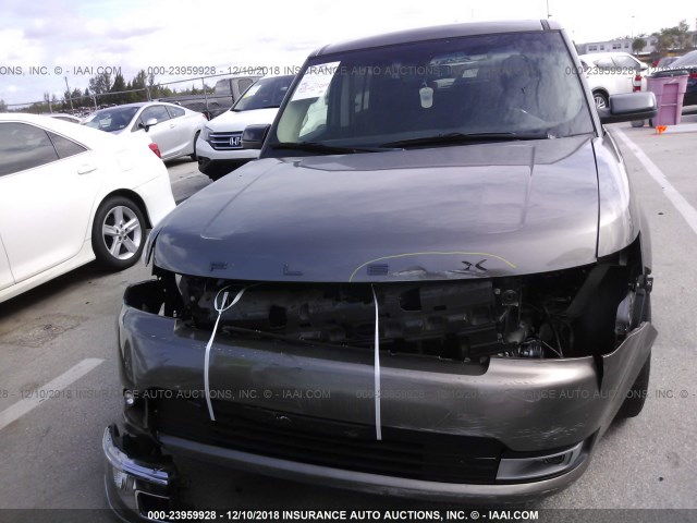 2FMGK5C82DBD32061 - 2013 FORD FLEX SEL 金色 照片 6