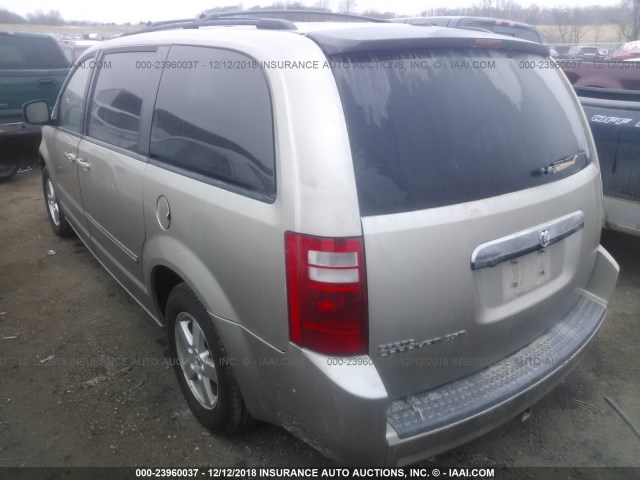 2D8HN54PX8R146837 - 2008 DODGE GRAND CARAVAN SXT TAN photo 3