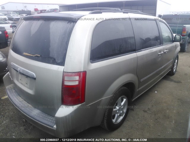 2D8HN54PX8R146837 - 2008 DODGE GRAND CARAVAN SXT TAN photo 4