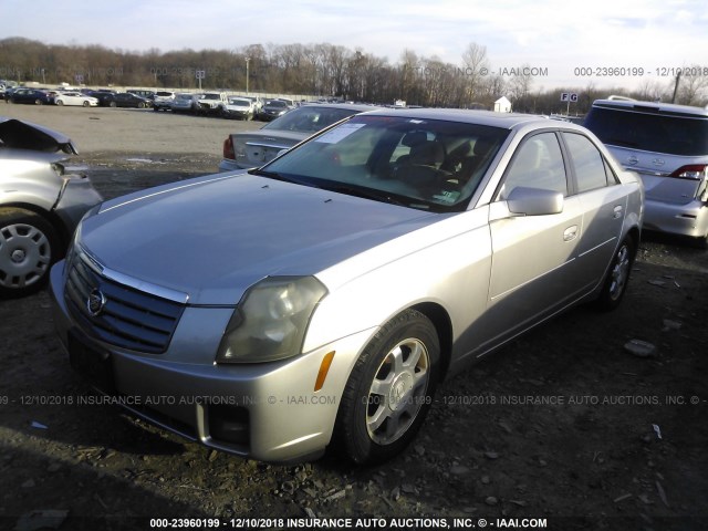 1G6DM577240127315 - 2004 CADILLAC CTS SILVER photo 2