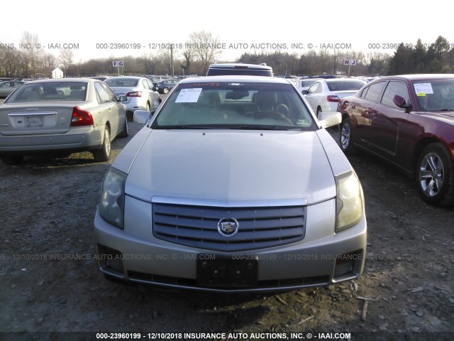 1G6DM577240127315 - 2004 CADILLAC CTS SILVER photo 6