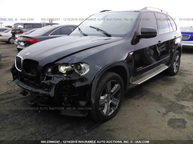 5UXFE43589L264037 - 2009 BMW X5 XDRIVE30I Սև լուսանկար 2