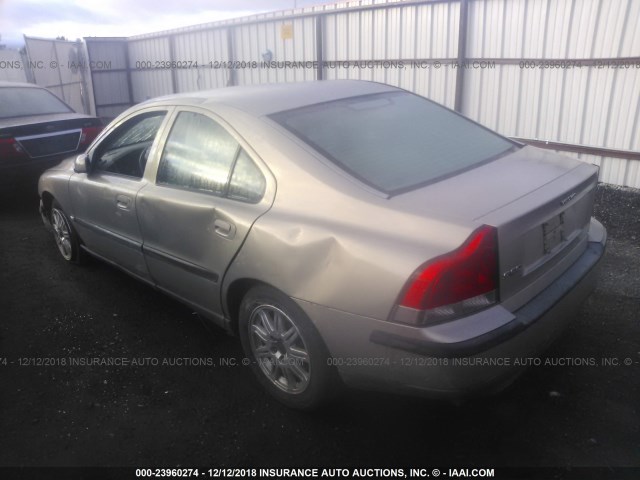 YV1RS64A742321013 - 2004 VOLVO S60 GRAY photo 3