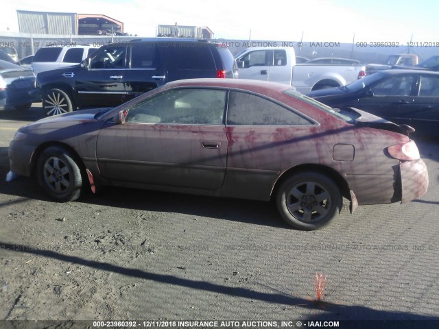 2T1CE22P62C005877 - 2002 TOYOTA CAMRY SOLARA SE RED photo 3